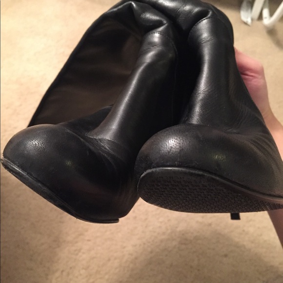 Stuart Weitzman black leather boots - Picture 2 of 7